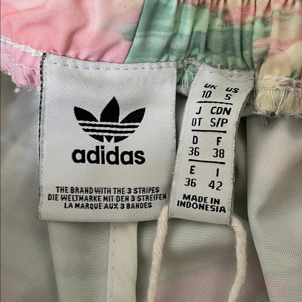 Adidas Originals R.Y.V. track pants pastel marble print size Small - Picture 9 of 12
